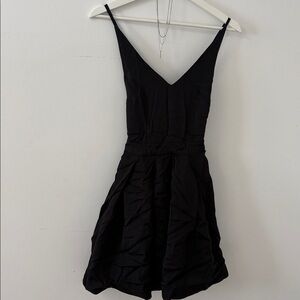 MINKPINK Take Charge Criss-Cross Open Back Fit & Flare Dress
